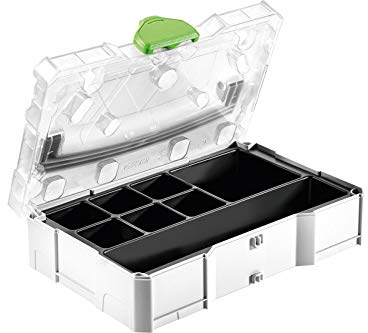 Festool 203821 Mini SYSTAINER T-LOC with Compartment Inserts, 71.0 mm*265.0 mm*171.0 mm