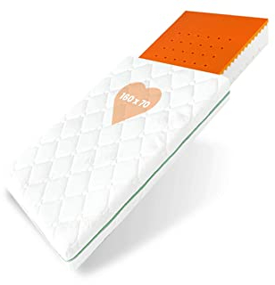 BestCare Visco Junior Kindermatratze Babymatratze Matratze Kaltschaummatratze 70x160 x13cm Viskoelastische Memory-Schaum waschbarer Aloe Vera Bezug Standard 100 by Oeko-TEX