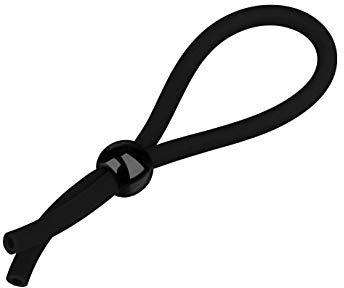 EIS Verstellbarer Penisring aus Silikon 1-6 cm | Cock-Ring dehnbar für Männer und Paare | Sex-Spielzeug für Penis und Hoden | Vergrößerung: bis 6 cm breit | Farbe: schwarz