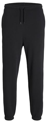 Jack & Jones Pantalon de Jogging pour Homme, Coupe Droite, Noir, XS