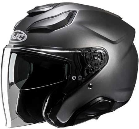 HJC, Jet-Motorradhelm F31 Halbmattes Titanium, XS