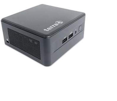 Terra PC-Micro 7000 Greenline mit Intel Core i7, 16GB DDR5 RAM, 500GB SSD, Intel Iris Xe Graphics, 4K & Wi-Fi 6E 2xHDMI 2xDisplayPort - Mini-PC ideal für Büro und Homeoffice