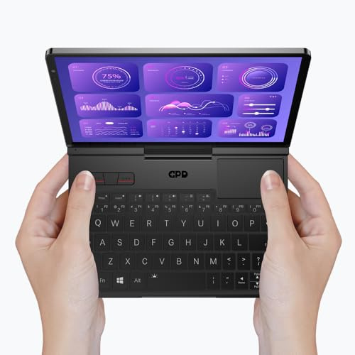 GPD Pocket 4 (8840U) - Ultra Mobile PC in alluminio con Windows 11, Display 8.8 Ultra HD rotabile 180°, Ryzen 7 8840U, RAM 16 GB LPDDR5x, SSD NVMe 1 TB, Wi-Fi 6E, Ethernet 2.5G, Bluetooth 5.3