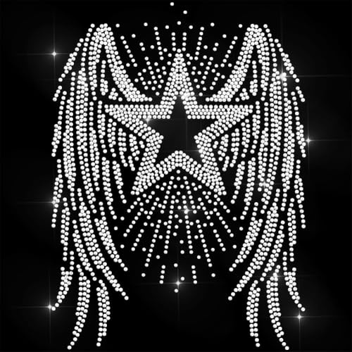 ANATTASOUL Planchado en Strass Hotfix para Planchar Ali Stelle Strass Parches para Planchar Camiseta Cristal Stras Hotfix Parche de Transferencia para Bolsos Ropa DIY Artesanía