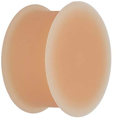 Treuheld® | 12mm Hider Plug/Flesh Tunnel Retainer | Hautfarben | Silikon | Das Original | Hochwertig & Hautfreundlich
