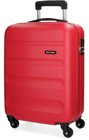 Roll Road Flex Maleta de cabina Rígida, rojo, 4 Ruedas
