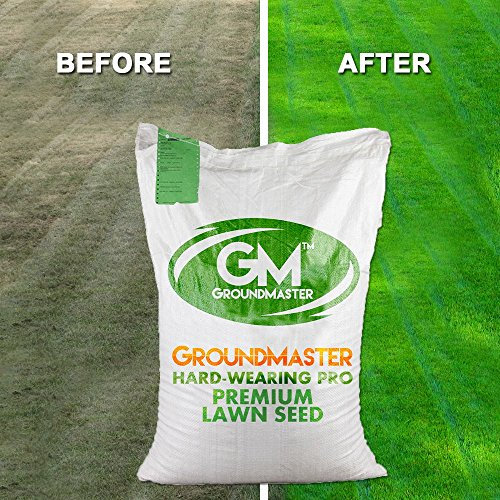 Graines résistantes GroundMaster pour pelouse de qualité supérieure Différentes tailles (10kg, 300m²)