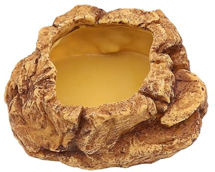 AQUA KT Reptilen Mehlwürmer Anti-Flucht Futterschale Futternapf Lebensmittel Reptilienschale für Bartagame Eidechsen Skorpione Chamäleon Schlangen Fütterung