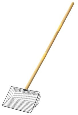 Chicken Poop Scooper, Stretchable Metal Chicken Poop Scooper Sifting Poop Shovel Tools for Cleaning, 3-in-1 Detachable Tool, Chicken Coop Cleaning Tool for Chicken Coop Chicken Litter Scoop Supplies