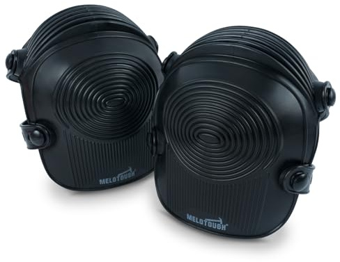 MELOTOUGH Work Knee Pads for Men Women Construction, Flooring, Roofing - Comfortable and Non Slip(Black)