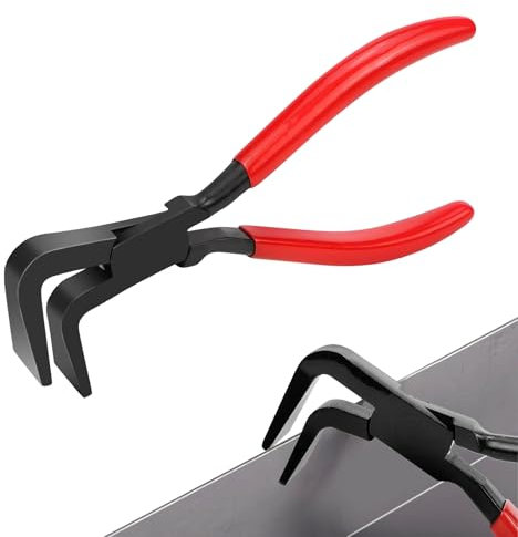 Lwtsrp Alicates de Plegado 90°, Ancho de Boca de 60 mm, Alicates de Plegado de Metal, Alicates para Doblar Chapa, Herramienta de Techado para Doblar y Alisar Chapas
