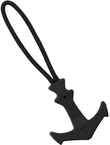 Gosknor 5 Tiradores de Cremallera con Forma Ancla, Tirador de Cremallera Resistente Etiquetas Cremallera en Forma T Extensión Cremallera para Ropa Mochilas Bolsos Equipaje Carteras