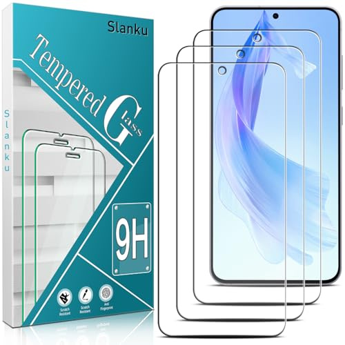 Slanku 3-pack skärmskydd för Samsung Galaxy S25 FE härdat glas | Repbeständig, stötsäker, HD klar, fodralvänlig, inga bubblor