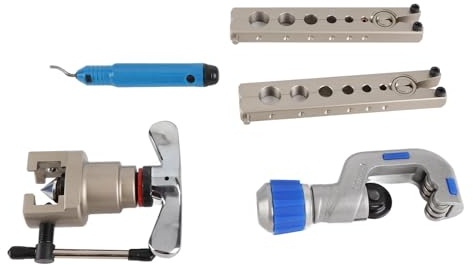 Spacnana Espansore per Tubi Eccentrici, Tagliatubi in Acciaio Legato, Kit di Strumenti di Riparazione Manuale dell'aria Condizionata per la Manutenzione di Elettrodomestici