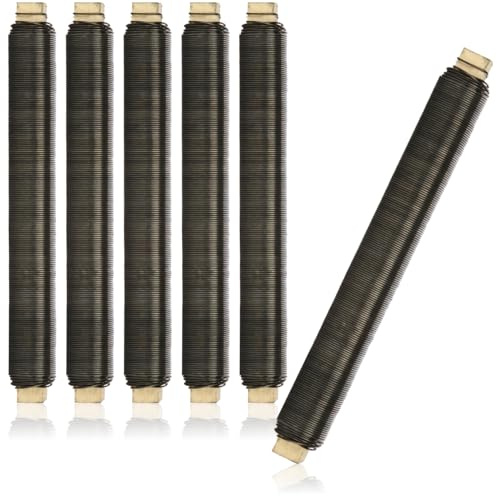 COM-FOUR® 6x Fil d'emballage de fleurs, fil de reliure recuit enroulé sur un bâton en bois - épaisseur 0,65 mm, 600 g