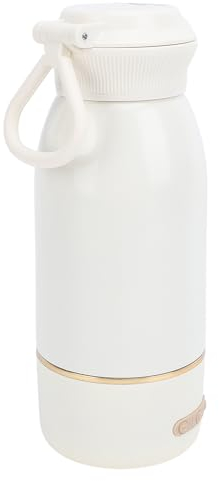 Elektrischer Flaschenwärmer 500ml Schnurlose beheizte Reisetasse mit Temperaturanzeige, USB-Schnellaufladung, Babykostwärmer