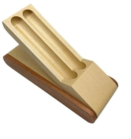 JMORCO Estuche Plumas Estilográficas Estuche for exhibir bolígrafos for Caja for guardar plumas estilográficas(Double wooden box)