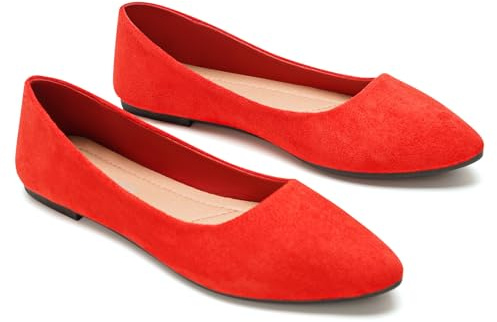 GLAMORA Ballerines Femme Maille Tricot Chaussures Plates Respirantes Ballerina Souples Confortables Noeud Semelle Flexible Textile Léger Ballerines Femme