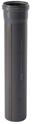 Ostendorf HTsafe HT-Rohr mit Muffe DN 110 mm 500 mm grau