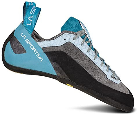 La Sportiva Women's Finale Rock Climbing Shoes, Clay/Topaz, 9.5 US, 41 EU
