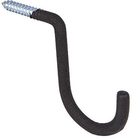 Amig - Crochet pour Accrocher Outils - Support Mural en Acier Antidérapant - Capacité de Charge 25 kg - Idéal pour Vélos et Jardin - Installation Facile