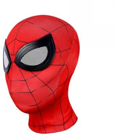 Yoimckay Filmfiguren Maske Held Maske für Kinder Erwachsene Halloween Maske für Halloween Film Cosplay Kostüm Requisiten Zubehö, Rot