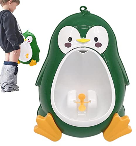 Urinario Infantil – Orinal de Pingüino para Niños, Montaje en Pared | Entrenador para Orinar, Baño Infantil para Casa, Guardería, Escuela, Habitación Infantils