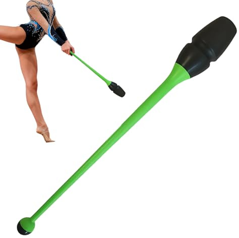 Gymnastics Clubs | Non-Slip Training Equipment Rubber - Beginners Rhythmic Gymnastics Stick,for Competition Performance Recreation Classroom Dancer Beginners
