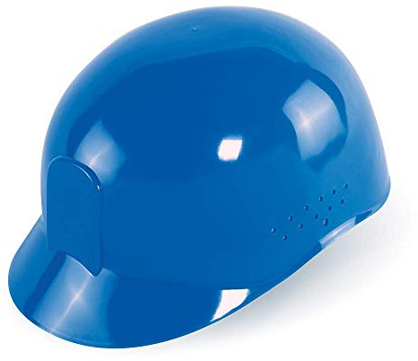 Bullhead Safety HH-BC1-B - Blue Vented Bump Cap with Four-Point Slide Lock Suspension