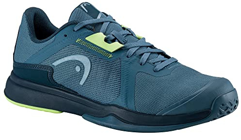 HEAD Sprint Team Mens Tennis Shoes, Bluestone/Light Green, 10.5 UK