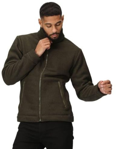 Regatta Herren Men's Garrian Ii Full Zip Jacket Fleece-Jacke, Dunkles kaki, XXL
