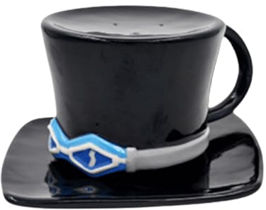 LoJax Handgefertigte Porzellantasse, Anime-Keramik-Tasse, Kaffeetasse einteilig, Bürotasse, Strohhut-Ruffy-Keramikbecher-Geschenk, Büro-Souvenir
