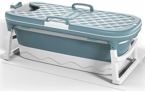 Bañeras japonesas plegables de 54 pulgadas, bañera portátil grande para adultos con bidé y sauna, bañera de hidromasaje para el hogar, diseño plegable, cabina de ducha
