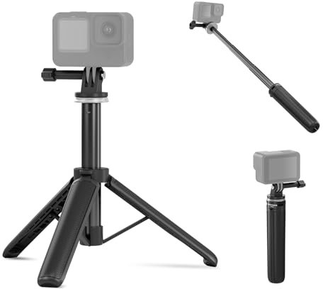 NEEWER BÁSICO Trípode Palo Selfie para DSLR Cámara Acción Webcam, Minisoporte Escritorio Videoblogs, Compatible con GoPro Hero 13, 12, Insta360, dji Osmo Action 5 Pro, AKASO, EK7000, Brave 4 7, TP46