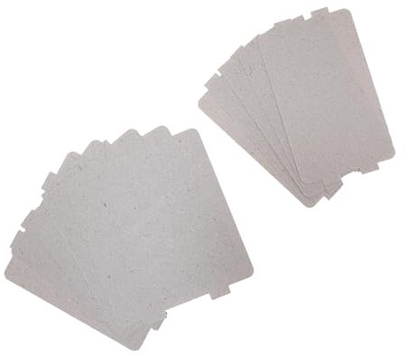 OUNONA 10 Pièces Feuille de mica haute température filtre à graisse micro- kit de ventilation pour micro-ondes filtres de remplacement pour micro-ondes résine Silver