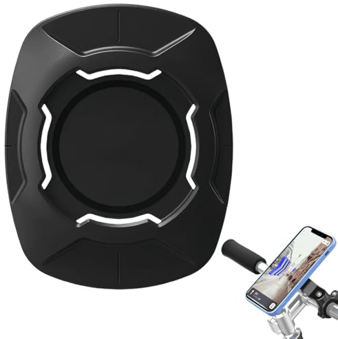 YOFDAL Adaptador universal compatible con Quad Lock – Soporte rápido para smartphones, motocicletas, bicicletas, coches y accesorios, negro
