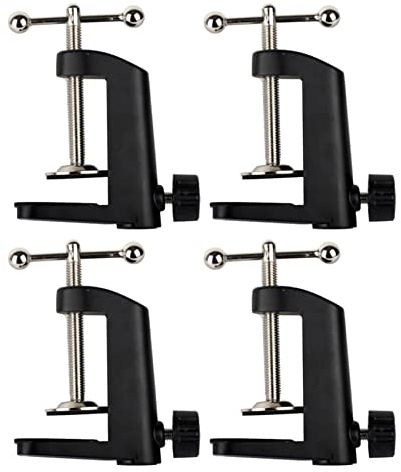 Zolynx 4X Clip de Montaje Pesada Mesa de Metal para Tijera Soporte de Brazo con Brazo de Suspensión MicróFono
