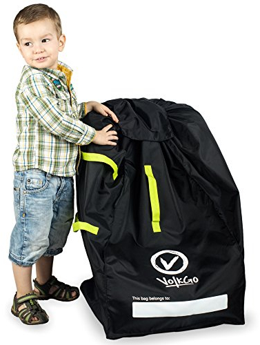 Autositztaschen für Flugreisen, Autositz-Reisetasche für Flugzeug, einfach zu tragen, langlebig, Autositztasche, Autositz-Reisetasche, Autositz-Reisetasche, Autositzbezug für Flugzeugreisen, Schwarz ,