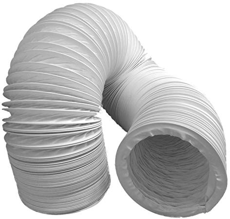 Tuyau d'évacuation en PVC flexible Ø 100/102 mm, 10 m par exemple pour climatisation, sèche-linge