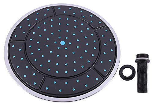 Fransande - 1 soffione da doccia azionato a pioggia, forma rotonda, in , da 25 cm, accessori cabina di ugello per testa tetto, per camera