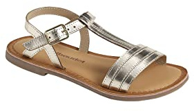 VERTBAUDET Sandales cuir fille Light gold 36