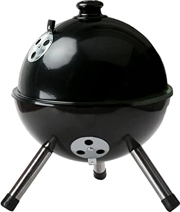 AMOS Portable 12 Charcoal Barbeques Grill, Black