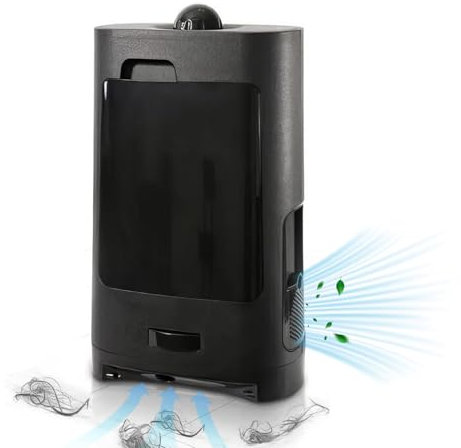 Aspirateur de Salon de Coiffure 2,7 L, aspirateur Stationnaire sans Contact 1400 W avec Voyant LED de poussière et Fonction Cheveux cassés, Poubelle électronique pour Salon de Coiffure et Chambres