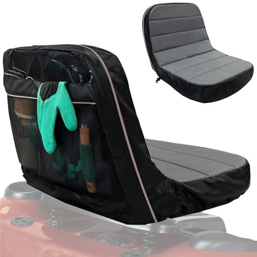 Cubierta de Asiento del cortacésped: cojín del Asiento del Tractor de césped - Accesorios de cortacésped de césped, cojín a Prueba de Intemperie para Tractor, Carretilla elevadora