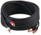 Amazon Basics Cavo audio RCA da 2 maschio a 2 maschio, 7.5 m, grigio antracite