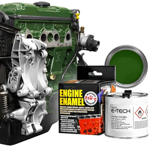 E-TECH Engine Enamel - 250ml Brush-on paint (British Racing Green)
