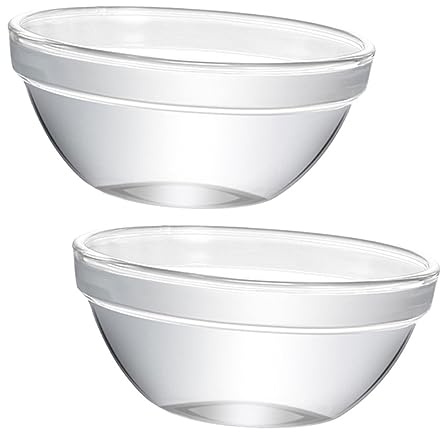 Cabilock Ciotola Per Torta - Set Di 2 Ciotole Per Snack Tazze Da Dessert in Per Insalata Snack Budini Condimenti