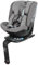 Inglesina Halley Pro, Grau, 360° Drehbarer Kindersitz ISOFIX, von 0 bis 12 Jahren (40–150 cm), Verstellbar und Atmungsaktiv, Zugelassen nach ECE R129/03