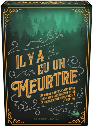 Goliath - Il y a eu un Meurtre - Jeu de Cartes Coopératif - Développe tes Talents de Détective - Jeu d' Enquête Captivante - Jeu de Société pour Ados et Adultes - 3 à 8 Joueurs - Dès 14 ans