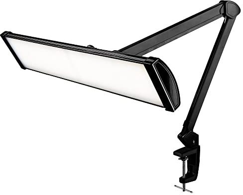 SEMPLIX LED Arbeits-Tischlampe mit 540 LEDs – dimmbar & augenschonend – 5 Lichtstufen – flexibel dreh- & schwenkbar – mit Tischklemme